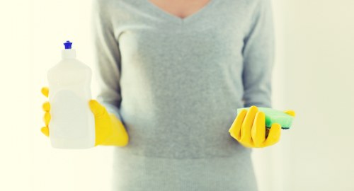 Elm Park Carpet Cleaners maintaining a safe and organised cleaning area